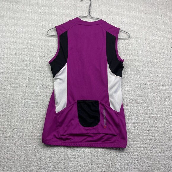 Louis Garneau Cycling Breeze Sleeveless 2 Purple / Pink Jersey Women's Small - Picture 7 of 10